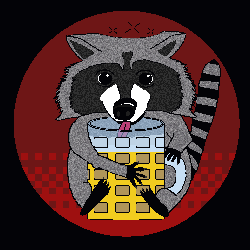 Portrait of Drunken Raccoon